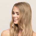 light blonde hair color on a naturigin model